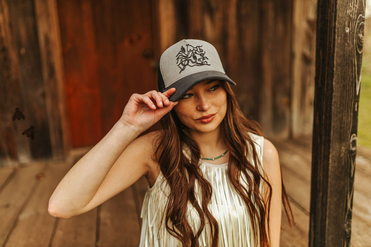 WAVY WESTERN CAP *SLATE