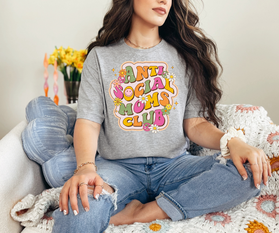 Anti-Social Moms Club Tee