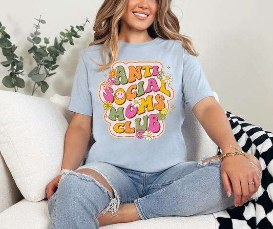 Anti-Social Moms Club Tee