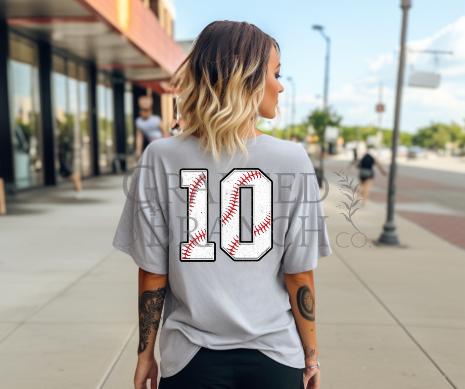 Baseball Lightning Bolt - Game Day