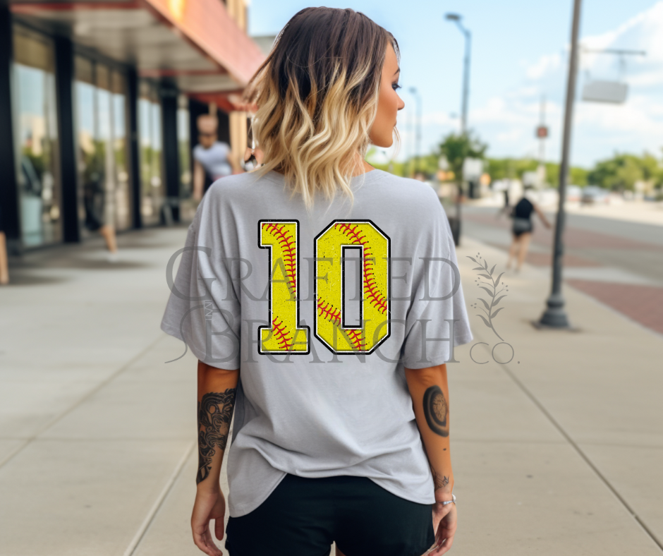 Softball Lightning Bolt - Nana