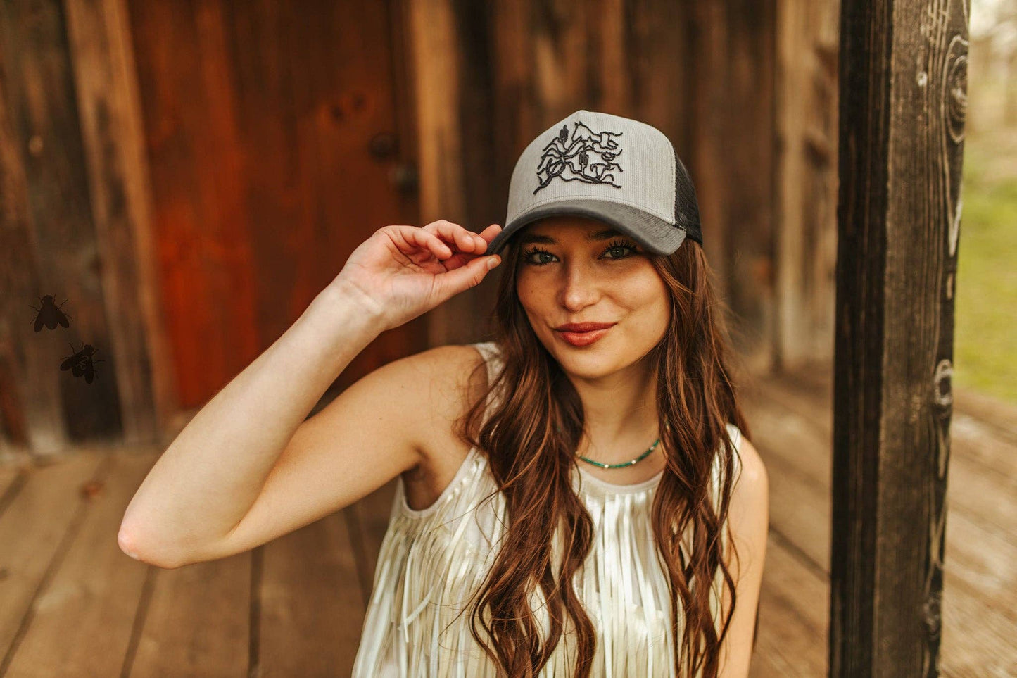 WAVY WESTERN CAP *SLATE