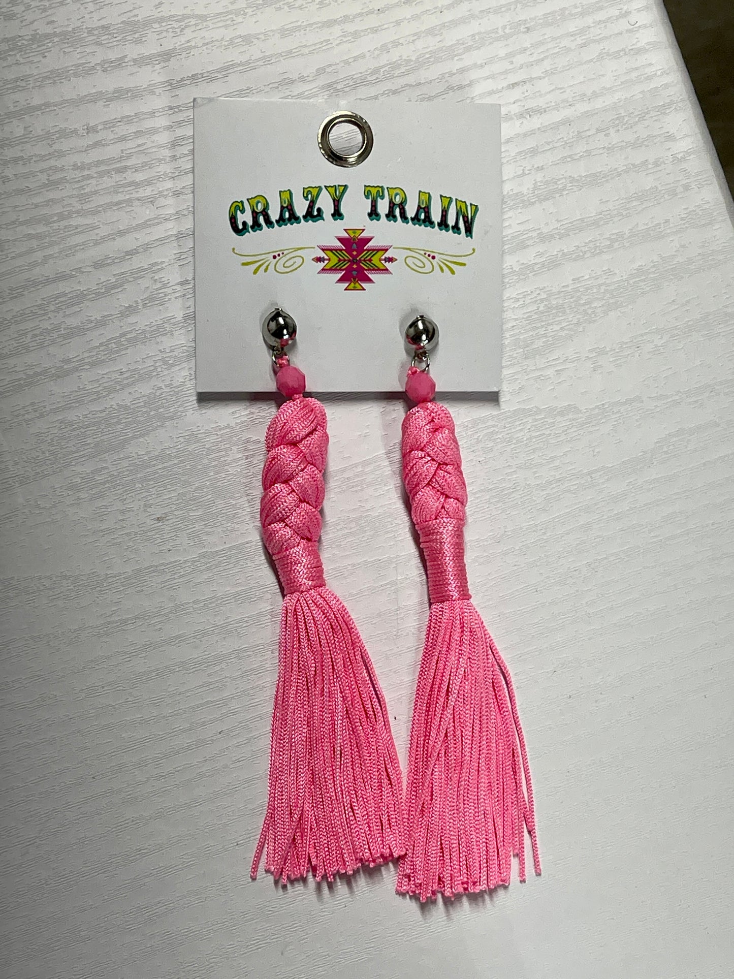 Plot Twist Earrings - Pink