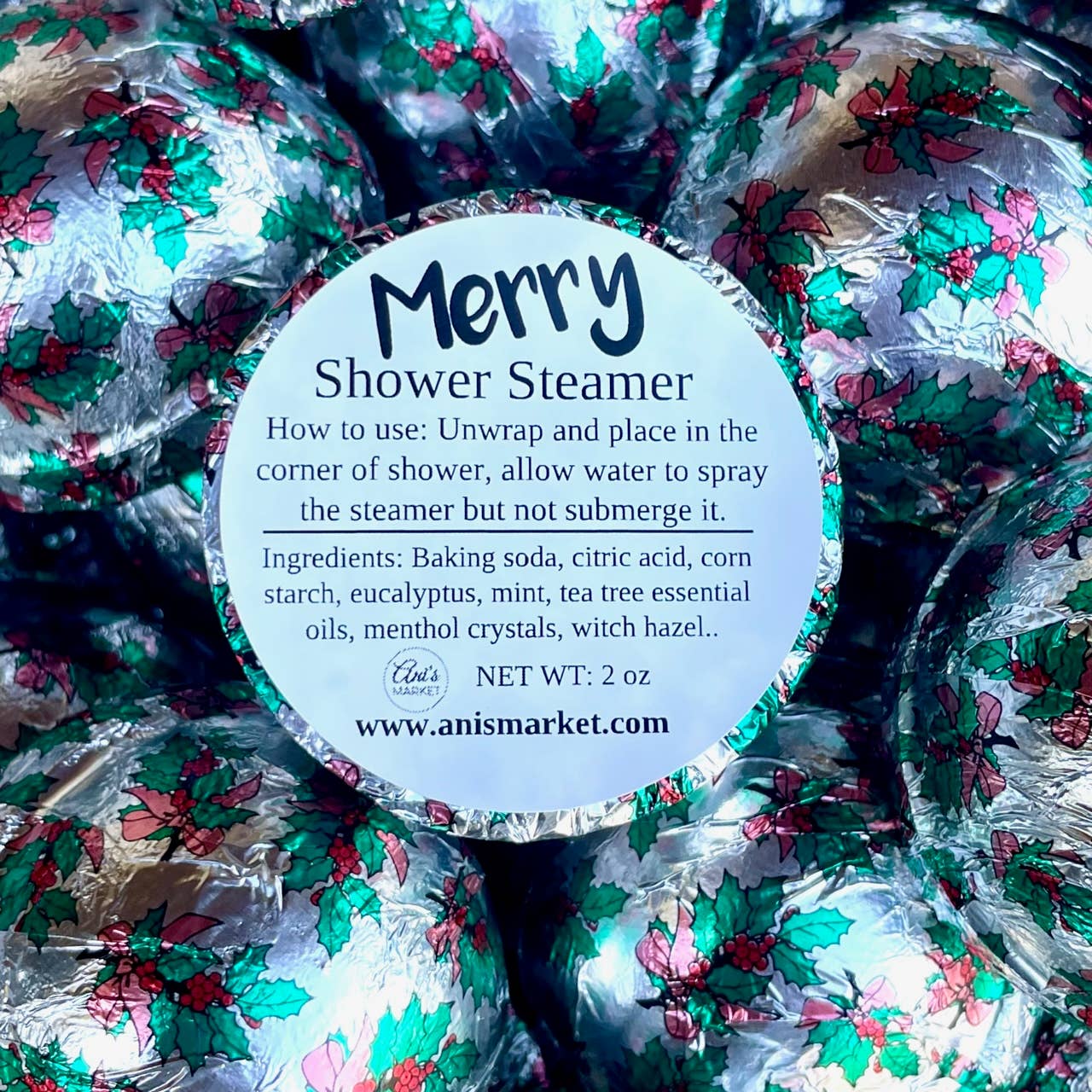 Natural Aromatherapy Essential Oil Shower Steamers Handmade